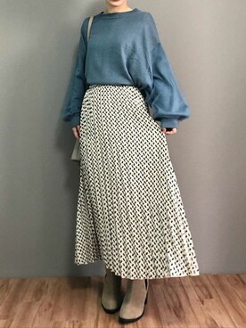 神戸レタスさん（レディース・153cm）の冬コーディネート