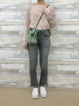 神戸レタスさん（レディース・159cm）の春コーディネート