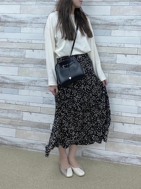 神戸レタスさん（レディース・168cm）の春コーディネート