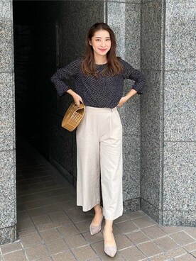 神戸レタスさん（レディース・159cm）の春コーディネート