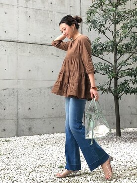 神戸レタスさん（レディース・158cm）の春コーディネート