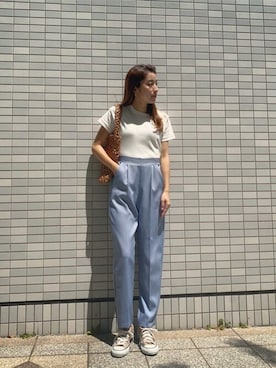 神戸レタスさん（レディース・159cm）の夏コーディネート