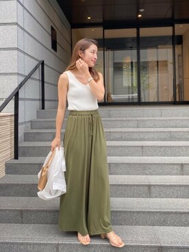 神戸レタスさん（レディース・159cm）の夏コーディネート