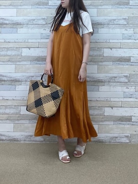 神戸レタスさん（レディース・168cm）の夏コーディネート