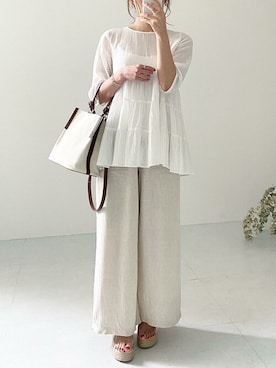 神戸レタスさん（レディース・158cm）の夏コーディネート