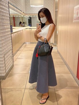 神戸レタスさん（レディース・159cm）の夏コーディネート