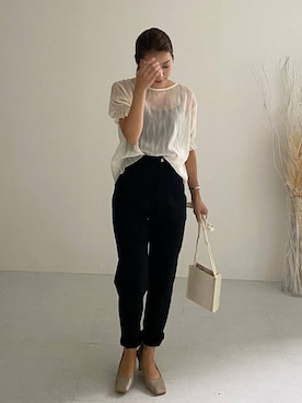 神戸レタスさん（レディース・159cm）の夏コーディネート