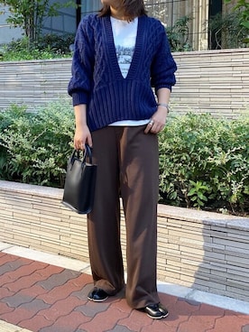 神戸レタスさん（レディース・158cm）の秋コーディネート