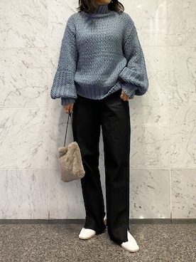 神戸レタスさん（レディース・158cm）の冬コーディネート