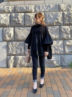 神戸レタスさん（レディース・147cm）の冬コーディネート