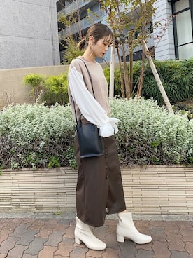 神戸レタスさん（レディース・160cm）の冬コーディネート