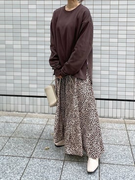 神戸レタスさん（レディース・158cm）の冬コーディネート