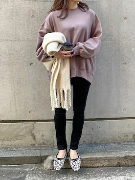 神戸レタスさん（レディース・158cm）の冬コーディネート