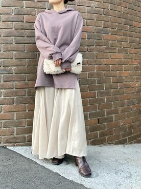 神戸レタスさん（レディース・158cm）の冬コーディネート