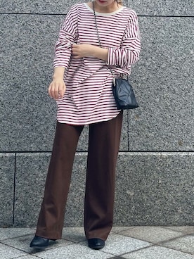 神戸レタスさん（レディース・153cm）の冬コーディネート