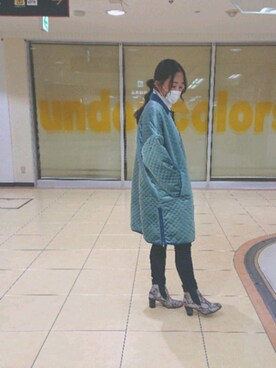 「MERLOT（メルロー）のアイテム（その他アウター）」を使った、AMIさん（レディース・160cm）の冬コーディネート