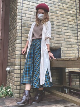 まるさん（レディース・151cm）の秋コーディネート