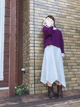 まるさん（レディース・151cm）の秋コーディネート