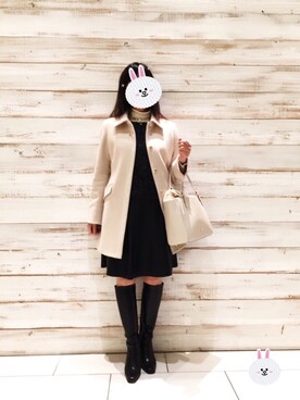 「PLUS VENDOME（プラス ヴァンドーム）のアイテム」を使った、アール(#^.^#)さん（レディース・161cm）の冬コーディネート