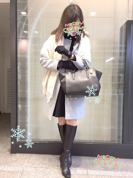 「Adonisis（アドニシス）のアイテム」を使った、アール(#^.^#)さん（レディース・161cm）の冬コーディネート