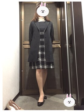 「PLUS VENDOME（プラス ヴァンドーム）のアイテム」を使った、アール(#^.^#)さん（レディース・161cm）の冬コーディネート