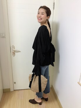 「rosebullet（ローズブリット）のアイテム」を使った、しちゃんさん（レディース・166cm）の春コーディネート