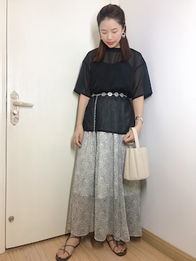しちゃんさん(レディース・166cm)の夏コーディネート