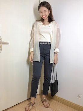 しちゃんさん（レディース・166cm）の夏コーディネート