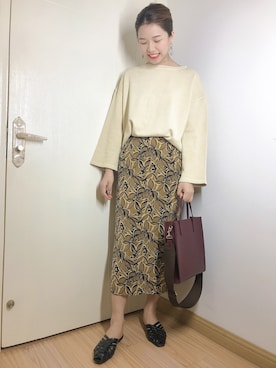 しちゃんさん（レディース・166cm）の秋コーディネート