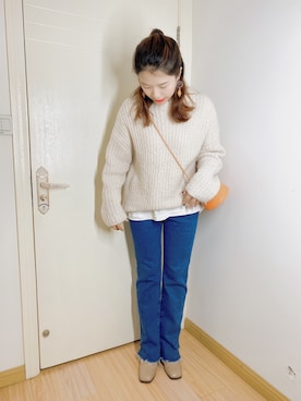 しちゃんさん（レディース・166cm）の冬コーディネート