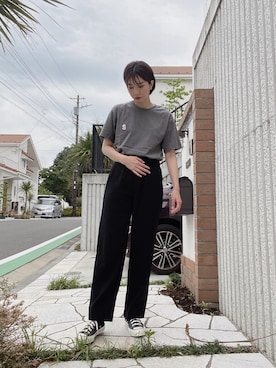 「手刺繍」｜wakacchaさん（レディース・162cm）の春コーディネート