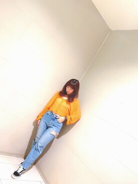 「Lulus（-）のアイテム（トップス）」を使った、Angelさん（レディース・153cm）の夏コーディネート