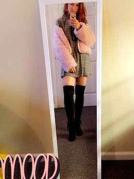 「Kawaii」｜「アイテム（ジャケット/アウター）」を使った、natalolliさん（レディース・165cm）の冬コーディネート