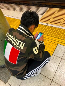 「Honour Ovation（アナーオベーション）のアイテム」を使った、わかばさん（メンズ・172cm）の秋コーディネート