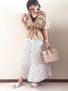 naoさん（レディース・156cm）の夏コーディネート