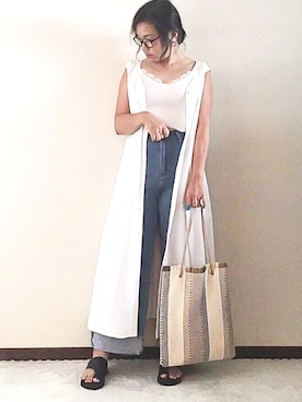 naoさん(レディース・156cm)の夏コーディネート