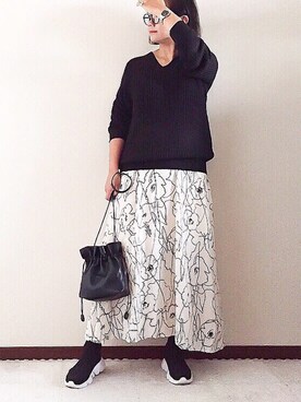 naoさん(レディース・156cm)の冬コーディネート