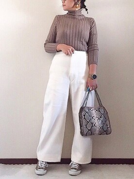 naoさん(レディース・156cm)の冬コーディネート