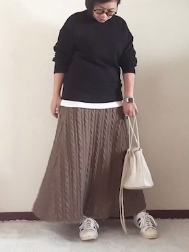 naoさん（レディース・156cm）の冬コーディネート