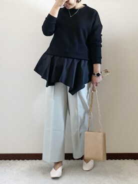 naoさん（レディース・156cm）の春コーディネート