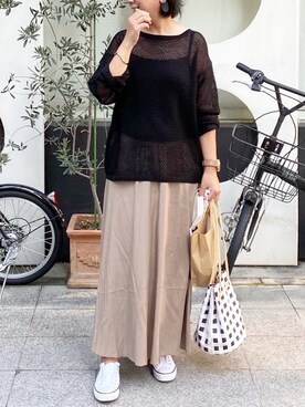 naoさん(レディース・156cm)の夏コーディネート