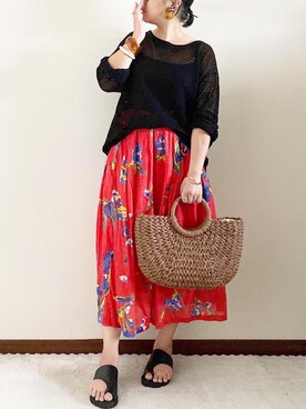 naoさん（レディース・156cm）の夏コーディネート