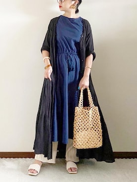 naoさん（レディース・156cm）の夏コーディネート