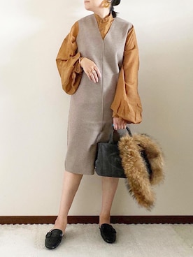 naoさん（レディース・156cm）の秋コーディネート