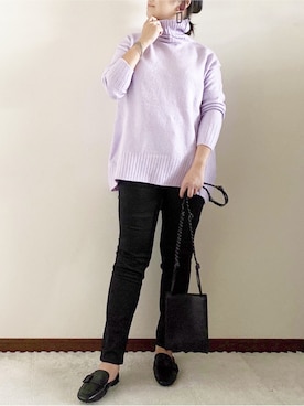 「チャイハネ（チャイハネ）のアイテム（バングル/リストバンド）」を使った、naoさん（レディース・156cm）の秋コーディネート
