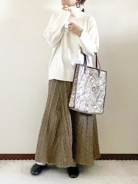 「me（ミイ）のアイテム（シューズ）」を使った、naoさん（レディース・156cm）の秋コーディネート