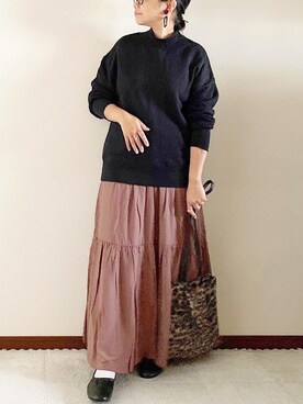 「me（ミイ）のアイテム（シューズ）」を使った、naoさん（レディース・156cm）の秋コーディネート