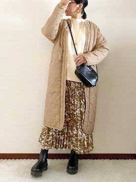 naoさん（レディース・156cm）の冬コーディネート