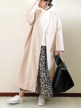 naoさん（レディース・156cm）の冬コーディネート