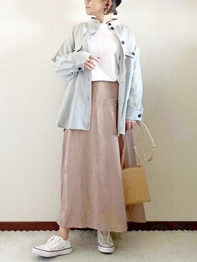 「ap retro（アプレトロ）のアイテム（その他アウター）」を使った、naoさん（レディース・156cm）の冬コーディネート